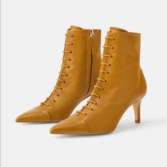 Zara Shoes - Sale! Zara Mid-Hight Heeled Ankle Boots